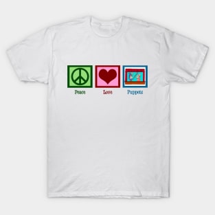 Peace Love Puppets T-Shirt